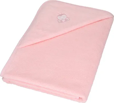 Produktbild von Betz 3tlg Kapuzentuch 85x85 cm Babyset BIENEN 100% Baumwolle 1 Kinder Badetuch 1 Lätzchen 1 Waschhandschuh Baby Farbe - rosé