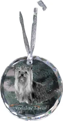Imagen del producto de Art-Dog Adorno para árbol de Navidad – Yorkshire Terrier