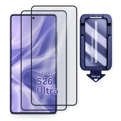 Imagen del producto de H Hardy Cristal templado para Samsung Galaxy S26 Ultra, 9H, pack de 2