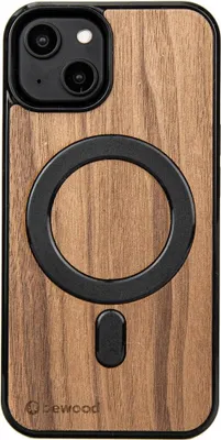 Produktbild von Bewood Holzhülle für iPhone 14 Amerikanischer Nussbaum MagSafe