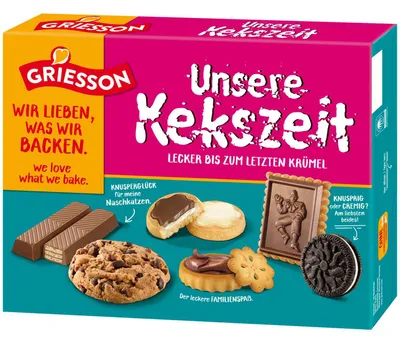 Obrázok produktu pre GRIESSON 74510921 GRIESSON Unsere Kekszeit Gebäck 397,0 g