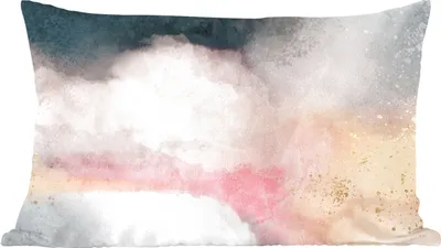 Produktbild von MuchoWow® Zierkissen Sofakissen Wohnzimmer Dekokissen 60x40 cm Malerei - Abstrakt - Design - Kopfkissen - Polster mit Foto