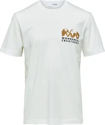 Produktbild von Selected Relaxed Joey Kurzarm-t-shirt Weiß M Mann Weiß M