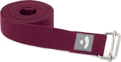 Produktbild von Yogagurt mit Schiebeschnalle ASANA BELT 2,5m, Metall aubergine