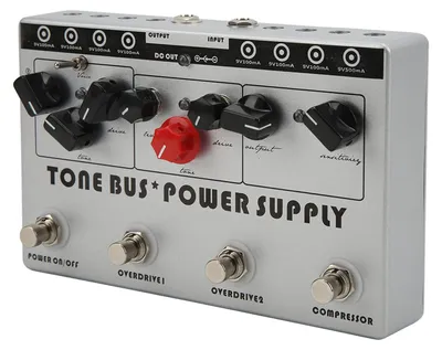 Produktbild von Multi-Effektprozessor mit Tonbus, 8 Ausgängen, Netzteil, Gitarren-Kombinationseffektpedal, DC 9V