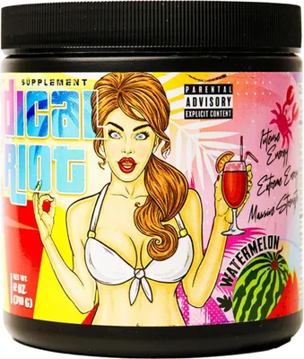 Produktbild von American Supps Radical Riot V3 Hardcore Version-340 g Watermelon