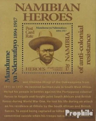 Produktbild von Briefmarken Namibia - Südwestafrika 2017 Mi Block93 (kompl.Ausg.) postfrisch Ndemufayo