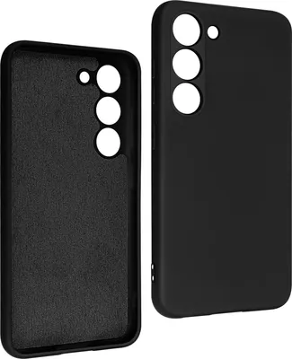 Immagine prodotto di Avizar, custodia semirigida in silicone per Samsung Galaxy S23, soft touch, nero