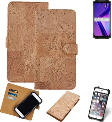 Produktbild von K-S-Trade Hülle kompatibel mit Doogee S98 Pro  Kork Handyhülle Cover  Schutzhülle TPU Case Bumper in Hellbraun, (1x)