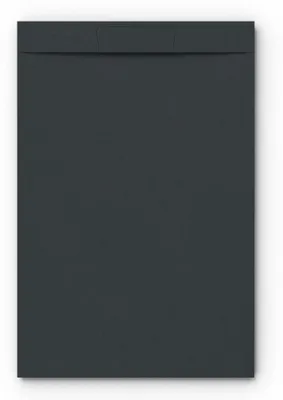 Produktbild von Mineralguss-Duschwanne extra flach VORTEX Schieferoptik Anthrazit 80x200 cm