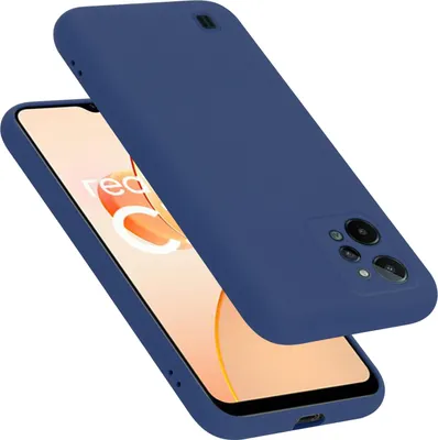 Produktbild von Cadorabo Schutzhülle für Realme C31 Hülle in Blau Handyhülle Case Cover TPU Etui