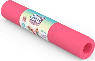 Obrázek produktu pro Protizahrnovací podložka na jógu pro děti, lehká a vyrobená z materiálu TPE, rozměry 120 x 55 cm a tloušťka 6 mm, ideální pro jógu, fitness a meditaci, vhodná pro každodenní cvičení