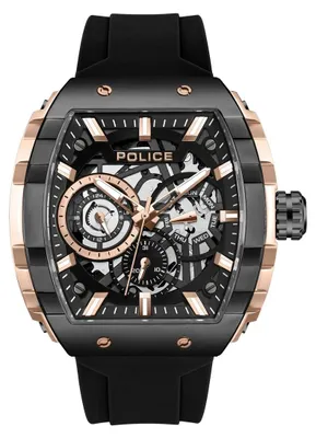 Image de Police Montre fonction Flash Black Black