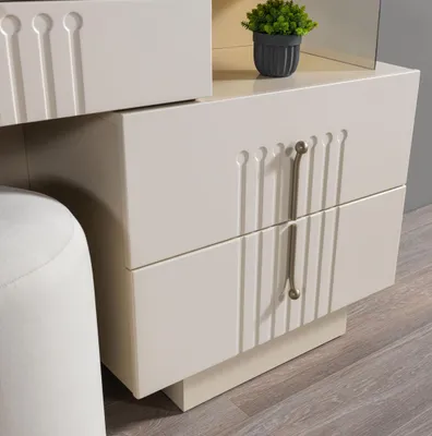 Zdjęcie produktu dla Stolik do makijażu toaletka z lustrem kompaktowym elegancki