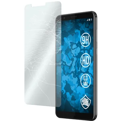 Produktbild von 3er-Pack PhoneNatic Glas-Folie klar  kompatibel mit Huawei Honor 7x - Panzerglas für Honor 7x