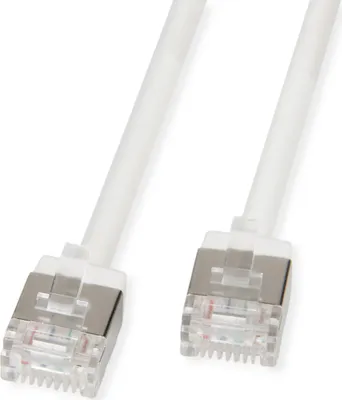 Zdjęcie produktu dla ROLINE 21.15.4572, 2 m, Cat6a, U/FTP (STP), RJ-45, RJ-45, Biały