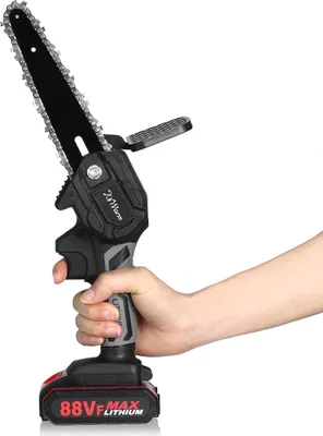 Produktbild von 6'' akumulátorová reťazová píla reťazová píla mini jednoručná píla s 2 batériami