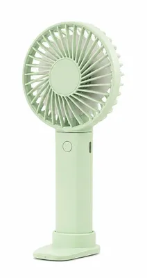 Produktbild von Handventilator Tragbarer Mini Ventilator mit Handyhalter Tischventilator mit Akku aufladbar Hellgrün