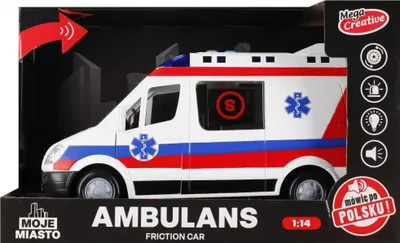 Obrázek produktu pro Auto Ambulance Moje město Mega Creative 522124