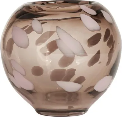 Produktbild von OYOY L300277, Vase mit runder Form, Glas, Mehrfarbig, Tisch, Drinnen, 130 mm