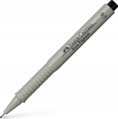 Produktbild von Faber-Castell Ecco Pigment, Grau, 0,5 mm
