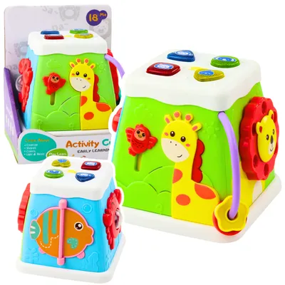 Immagine prodotto di Cubo educativo multifunzionale con luci e suoni interattivi