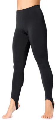 Produktbild von Bellivalini Damen Thermoleggings Leggings mit Fütterung Winterleggings mit Steigbügel BLV50-274 (Schwarz, L)