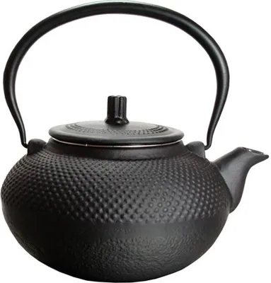 Zdjęcie produktu dla Żeliwny czajniczek z sitkiem do herbaty 1,5 l Asia Style Czarny