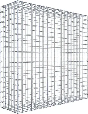 Produktbild von Gabione 100 cm x 100 cm x 30 cm (L x H x T), Maschenweite 5 cm x 5 cm, C-Ring