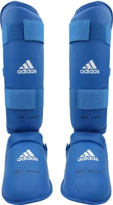 Produktbild von Adidas Schienbeinschutz Spannschutz WKF approved blau Größe - M