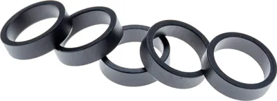 Produktbild von 5 Stück 1 1/8 Zoll Alu Spacer Fahrrad Vorbau Distanz Ring 28,6 mm Steuersatz 10 mm