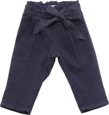 Productafbeelding van 0950AQ broek voor meisjes, merk IL GUFO, model: blauw, wassing