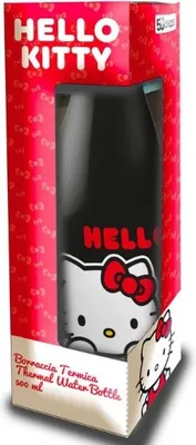Image de Coriex Hello Kitty Water Bottle 500Ml Black/Black 10684
