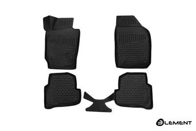 Zdjęcie produktu dla ELEMENT gumowe dywaniki podłogowe 3D do SKODA Fabia, 2017->, 4 szt.