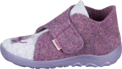 Produktbild von Superfit 1-006291 8510 Happy Katze Kinder Hausschuh Lila, Blau, Gr. 22