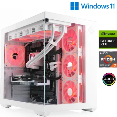 Image de PC Gaming M12540H / AMD Ryzen 7 7800X3D, 8x 4200 MHz / NVIDIA RTX5070 / 32 Go DDR5 RAM / M.2 SSD 2000 Go - Windows 11 Home