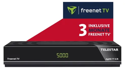 Image de Telestar Set-Top-Box, DVB-C, DVB-T, DVB-T2, tuner unique, H.265 HEVC, enregistrement USB (PVR-ready), Kar (5310487)