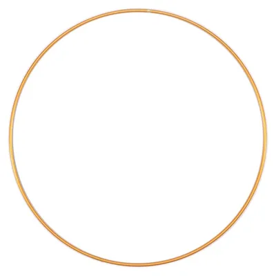 Zdjęcie produktu dla Vaessen Creative 11015-001, metalowy pierścień, złoty, pierścień napinający, średnica 25 cm, wykonany z metalu o grubości 3 mm