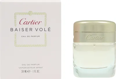 Produktbild von Cartier Baiser Volé, Frauen, 30 ml, Nicht nachfüllbare Flasche, Spray, ALCOHOL, PARFUM (FRAGRANCE), AQUA (WATER), BENZYL SALICYLATE, BUTYL METHOXYDIBENZOYLMETHANE,..., 1 Stück(e)