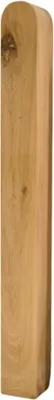 Produktbild von Hilwood Holzpfosten Pfosten Zaunpfahl Kantholz Rundpfosten Eiche 60 cm, 12 x 12 cm