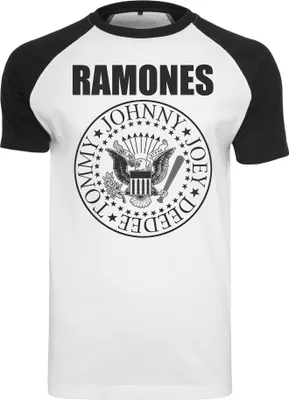 Produktbild von Ramones Circle Raglan T-Shirt L Weiß