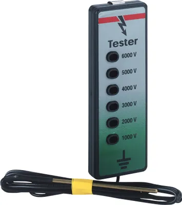 Image de Testeur de clôture Kerbl sans pile 6.000 V noir et vert 44662