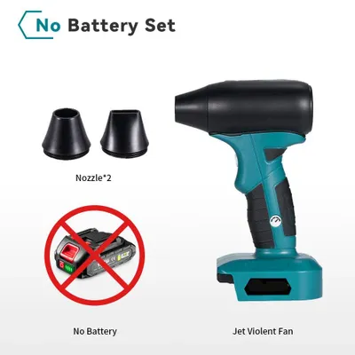 Produktbild von Luftgebläse - Turbo-Luftgebläse - Akku - Bürstenloser Motor - 4 Geschwindigkeitsstufen - 30 m/s Windgeschwindigkeit - 13.000 U/min - 18V