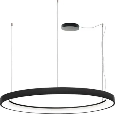 Obrázek produktu pro Stmívatelný LED lustr BELLA SLIM P-Z CRI90, Varianta: černá, Ø 980 mm, 80 W, 3000/4000 K, DALI