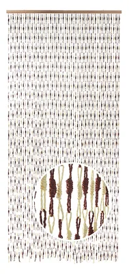 Produktbild von Lockardi Türvorhang Papiervorhang Knots - braun - Balkon, Terrasse - 100x220 cm - rechteckig - Wohnzimmer