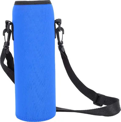 Produktbild von Outdoor Sportwasserflasche Thermalhalterbeutel verspottete Beweishülle mit Riemen (blau)