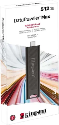 Image de Kingston DTMAX/512GB Clé USB 512GB Kingston DT-Max 3.2 retail
