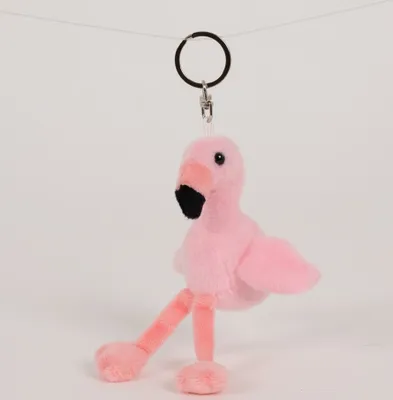 Produktbild von Schlüsselanhänger Flamingo, aus Plüsch, Tier Tiere, Flamingos