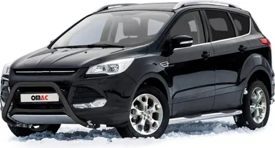 Obrázek produktu pro Ochranná lišta předního nárazníku pro Ford Kuga 2012-2017 s ocelí ABE černá