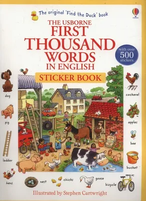 Imagen del producto de First Thousand Words in English Sticker Book